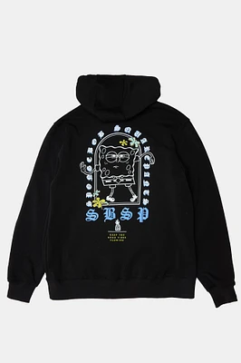 Mens SpongeBob SquarePants Hoodie - Black /