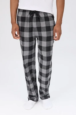 West49 Mens Flannel Plaid Pajama Bottoms - /