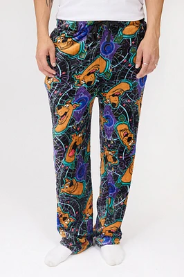 Mens Scooby-Doo Pajama Bottoms - Purple /