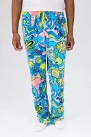 Mens SpongeBob & Patrick Pajama Bottoms - Multi /