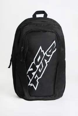No Fear Logo Backpack - Black / O/S