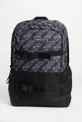 No Fear Logo Print Backpack - Black / O/S