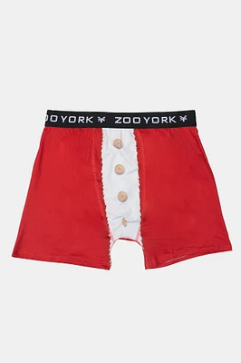 Zoo York Mens Santa Suit Boxer Brief - Red /