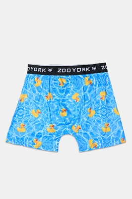 Zoo York Mens Rubber Ducky Boxer Brief - Blue /