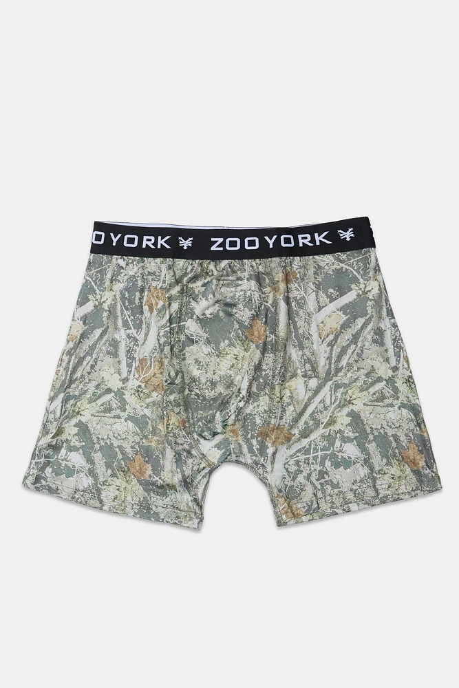 Zoo York Mens Tree Camo Boxer Brief - Camouflage /