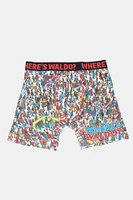 Mens Where's Waldo? Boxer Brief - Assorted /