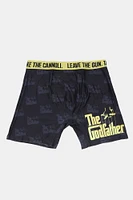 Mens The Godfather Boxer Brief - Black /