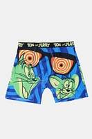 Mens Tom and Jerry Boxer Brief - Blue /