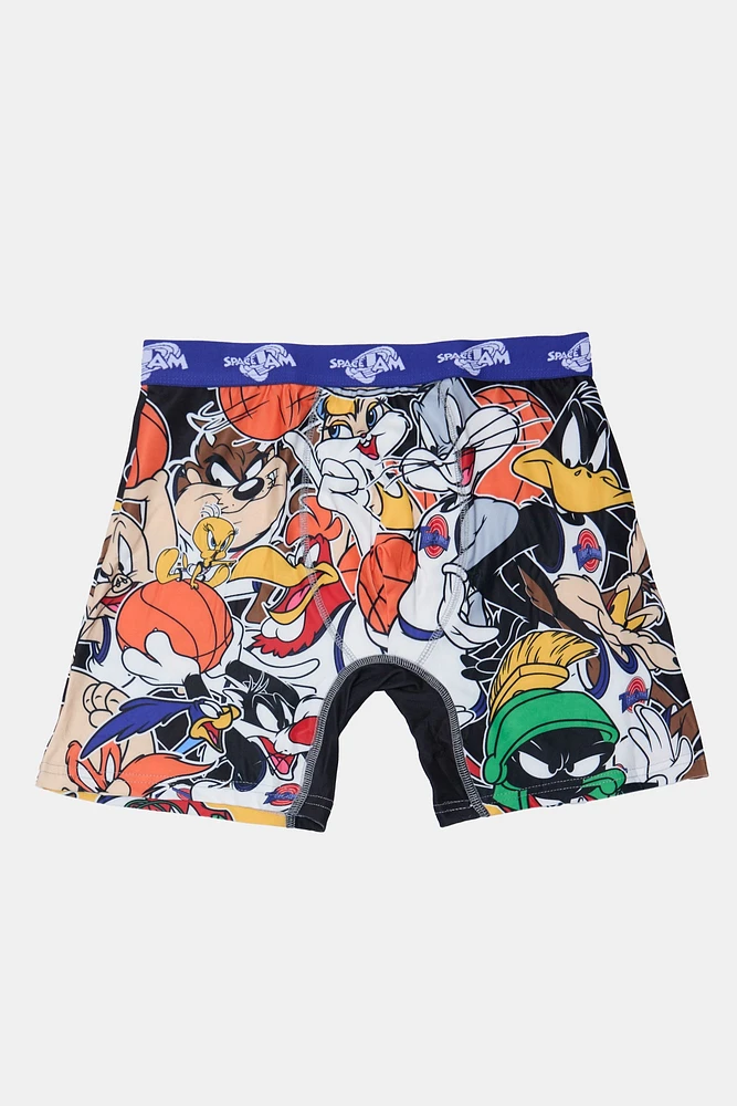 Mens Space Jam Boxer Brief - Multi /