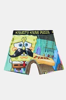 Mens SpongeBob Krusty Krab Pizza Boxer Brief - Assorted /