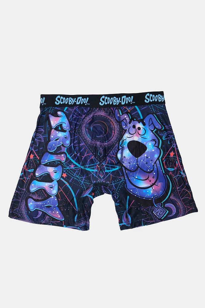 Mens Scooby-Doo Trippy Boxer Brief - Purple /