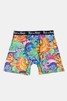 Mens Rick and Morty Boxer Brief - Black /