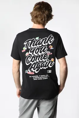 Zoo York Mens Thank You, Come Again T-Shirt - /