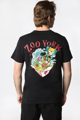 Zoo York Unisex Takeout Noodles T-Shirt - Black /