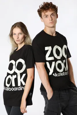 Zoo York Unisex Large Print Logo T-Shirt - /