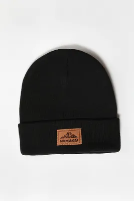 West49 Mens Mountain Patch Foldup Beanie - / O/S