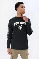 Zoo York Mens Puff Logo Long Sleeve - /