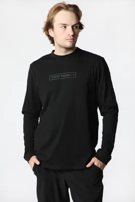 Zoo York Mens Box Logo Long Sleeve Top - /