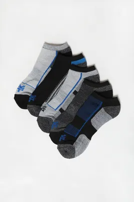 Zoo York Mens Athletic No Show Socks 5-Pack - Multi / O/S