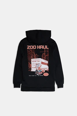 Zoo York Youth Haul Graphic Hoodie - Black /