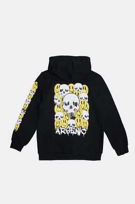 Arsenic Youth Skulls & Smileys Hoodie - /