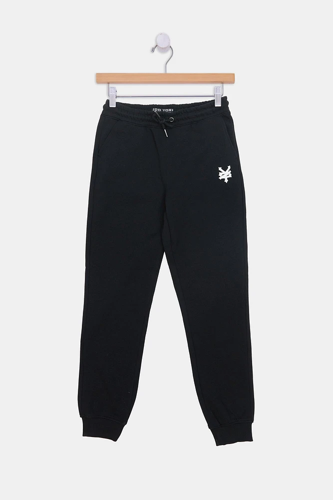 Zoo York Youth Puff Logo Fleece Jogger - /