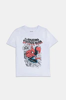 Youth The Amazing Spider-Man T-Shirt - White /