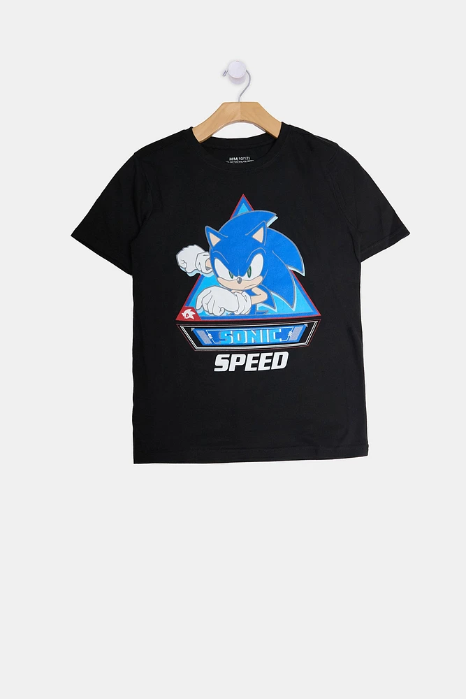 Youth Sonic Speed T-Shirt - Black /