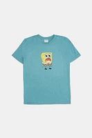 Youth Surprised SpongeBob T-Shirt - Turquoise /