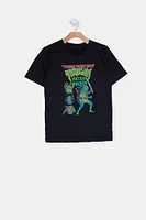 Youth Teenage Mutant Ninja Turtles Mayhem T-Shirt - Black /