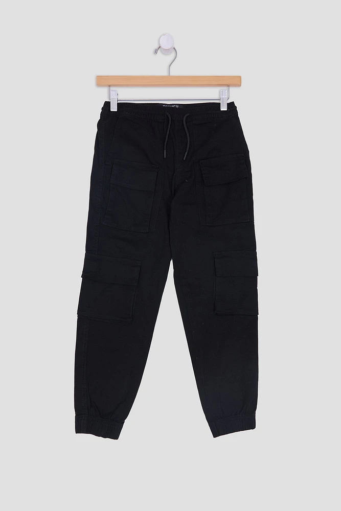 Arsenic Youth Relaxed Twill Cargo Jogger - /