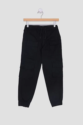 Arsenic Youth Relaxed Twill Cargo Jogger - /