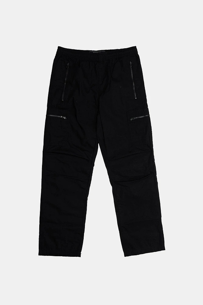 Arsenic Youth Poplin Zipper Cargo Pant - /