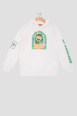 Youth SpongeBob SquarePants Hoodie - Off White /