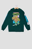 Youth Teenage Mutant Ninja Turtles Graphic Hoodie - Green /