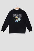 Youth Pokémon Graphic Hoodie - Black /