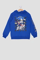 Youth Sonic The Hedgehog Graphic Hoodie - Blue /