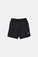 Zoo York Youth 8.5" Logo Fleece Shorts - /