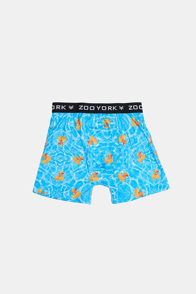 Zoo York Youth Rubber Ducky Boxer Brief - Blue /