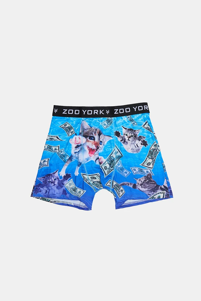 Zoo York Youth Kittens and Dollars Boxer Brief - Multi /