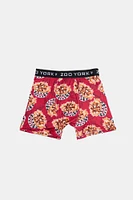 Zoo York Youth Poutine Print Boxer Brief - Red /