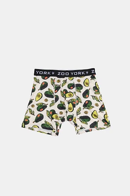 Zoo York Youth Avocados & Skulls Boxer Brief - Green /