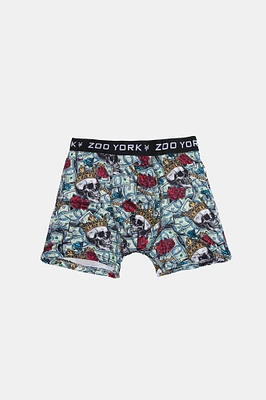 Zoo York Youth Money & Skulls Boxer Brief - Multi /