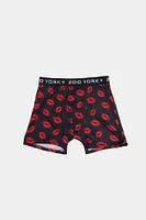 Zoo York Youth Red Lips Boxer Brief - Black /