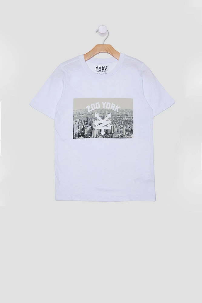 Zoo York Youth Cityscape T-Shirt - White /