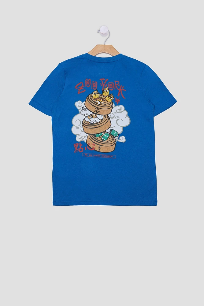 Zoo York Youth Dim Sum T-Shirt - Blue /