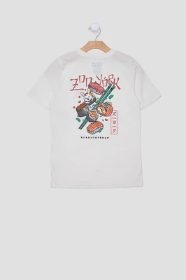 Zoo York Youth Animal Sushi T-Shirt - Off White /