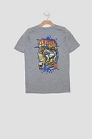 Zoo York Youth City Rat T-Shirt - Heather Grey /