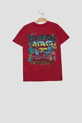 Zoo York Youth State of Mind T-Shirt - Red /