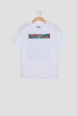 Zoo York Youth Graffiti Box T-Shirt - White /